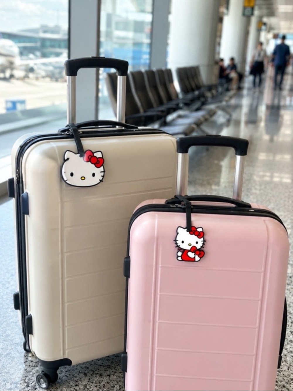 Hello Kitty SANRIO Luggage Tags Set of 2 Travel Bag Tags Kawaii NWT Gift - Picture 2 of 12
